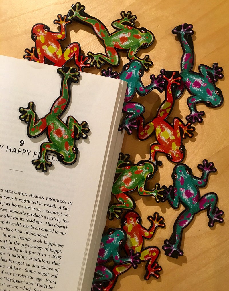 Folio Frog Bookmarks - Clip & Organize, Pack of 20 Funny Animal Bookmarks for Kids, Teens, Students & Adults - Image 3